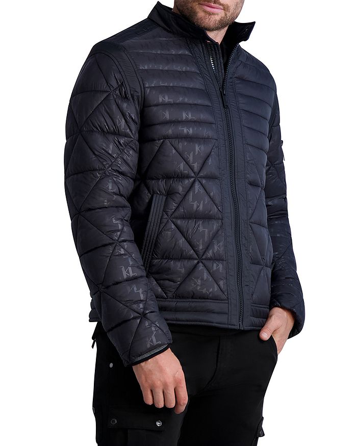 Karl lagerfeld quilted jacket shop