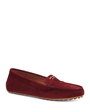 Kate Spade Deck Driving Loafer In Dark Merlot