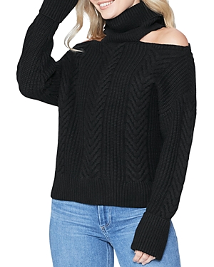 PAIGE LORILEE COLD SHOULDER SWEATER