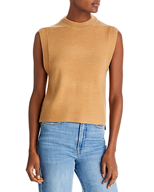French Connection Babysoft Sleeveless Top In Camel
