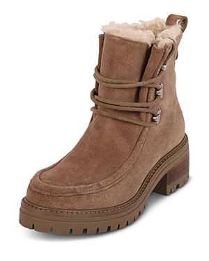 Gentle Souls By Kenneth Cole Bristol Wallaby Faux Shearling Lined Boot In Taupe
