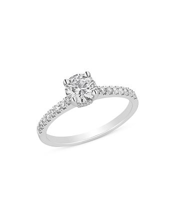 Bloomingdale's - Certified Diamond Engagement Ring in 18K White Gold, 0.70 ct. t.w. - 100% Exclusive