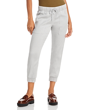 Bella Dahl Patch Pocket Jogger Pants In Foggy Sky