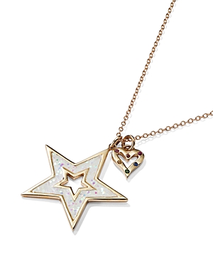 Charmed By Stephanie Gottlieb Stephanie Gottlieb Cutout Star Necklace - 150th Anniversary Exclusive In White/gold