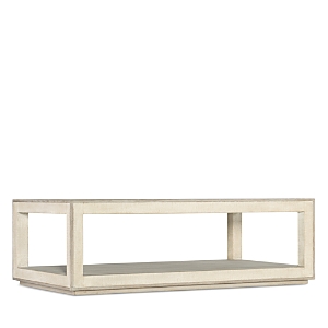 Hooker Furniture Cascade Rectangle Cocktail Table In Chalk