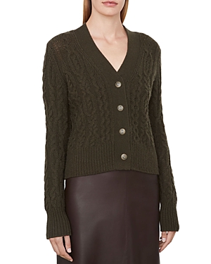 Vince Triple Braided Cable Knit Cardigan