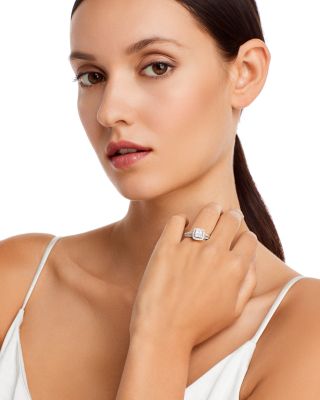 Diamond Engagement Ring in 14K White Gold, 1.0 tcw  