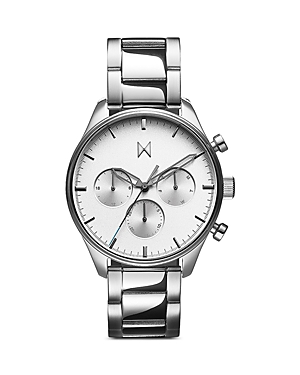 Photos - Wrist Watch MVMT Airhawk Watch, 42mm White/Silver 28000230-D 