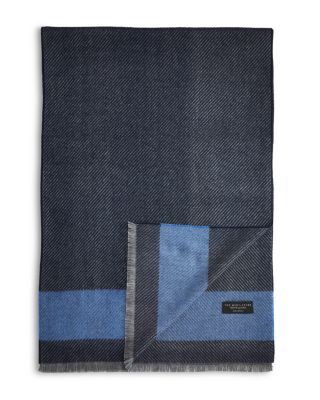 The Men's Store at Bloomingdale's Diagonal Twill Scarf - Exclusive