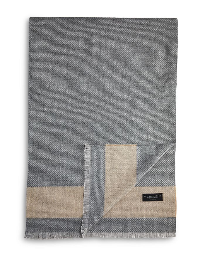 The Men's Store at Bloomingdale's Diagonal Twill Scarf - 100% Exclusive ...