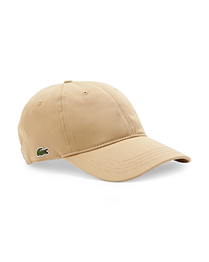 LACOSTE UNISEX ORGANIC COTTON TWILL LOGO CAP