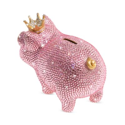Pav&amp;eacute; Piggy Bank with Crown
