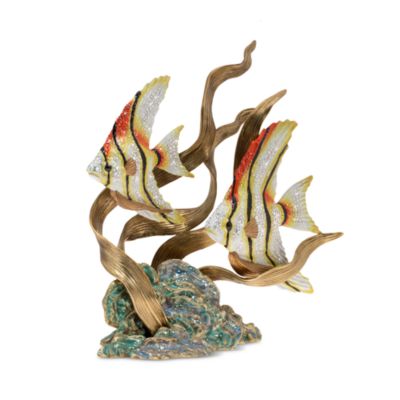 Swimming Angel Fish Figurine