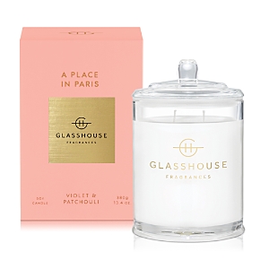 Glasshouse Fragrances Place In Paris Jar Candle In Pink