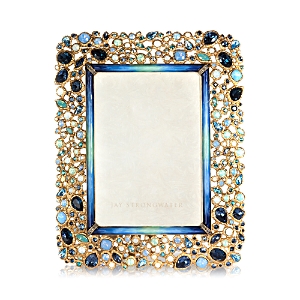 Shop Jay Strongwater Javier Bejeweled Frame, 5 X 7 In Multi