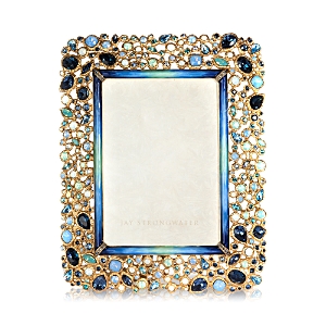 Jay Strongwater Javier Bejeweled Picture Frame, 5" X 7" In Multi