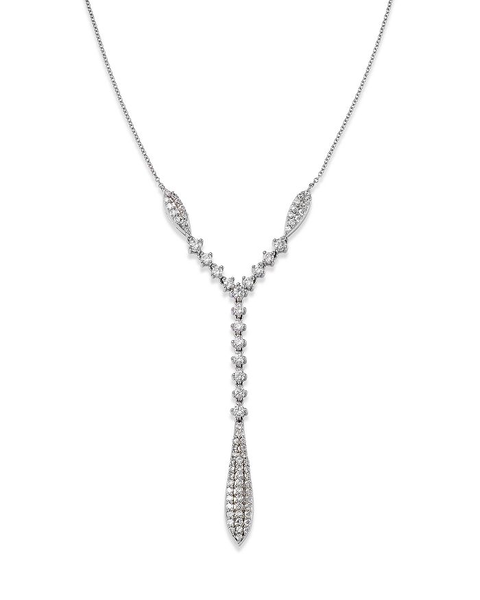 Bloomingdale s Diamond Lariat Necklace in 14K White Gold 1.50 ct