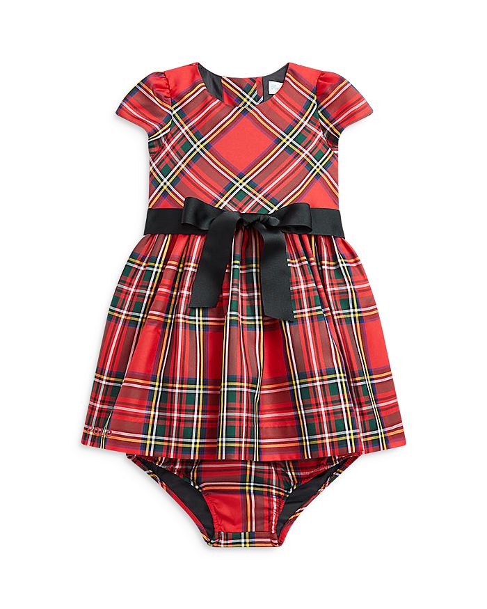Ralph Lauren - Girls' Plaid Fit and Flare Dress & Bloomer - Baby