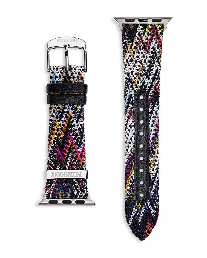 Missoni Apple Watch® Zigzag Leather Strap, 3841mm Bloomingdale's