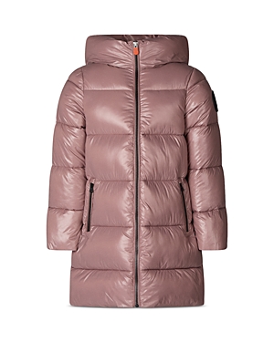 Save The Duck Girls' Millie Quilted Jacket - Little Kid, Big Kid In Withered Rose