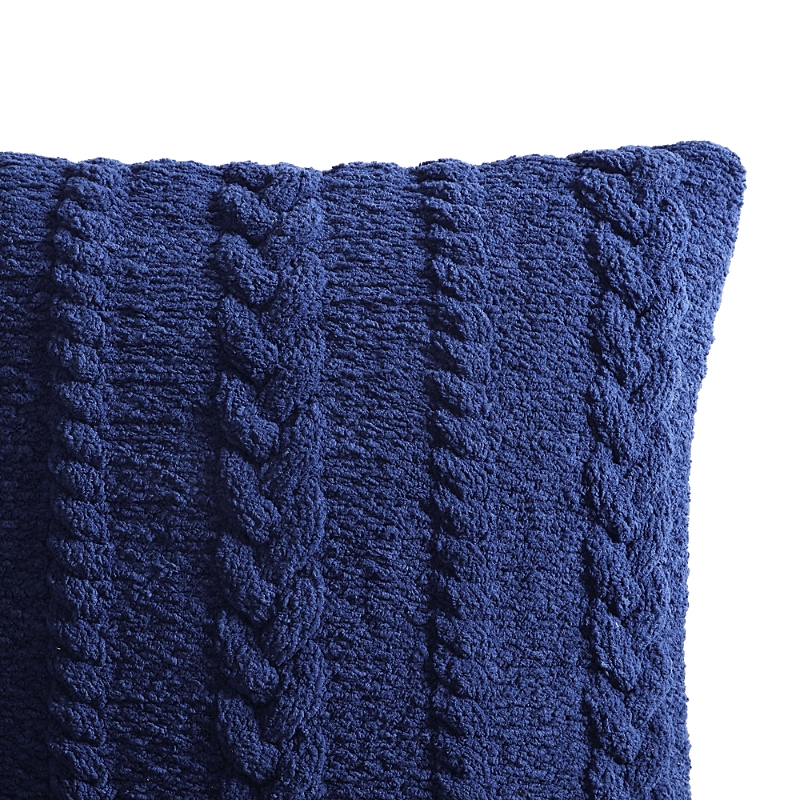 Sunday Citizen Braided Accent Pillow In Navy