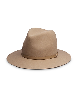 Rag & Bone Floppy Brim Felted Wool Fedora In Beige