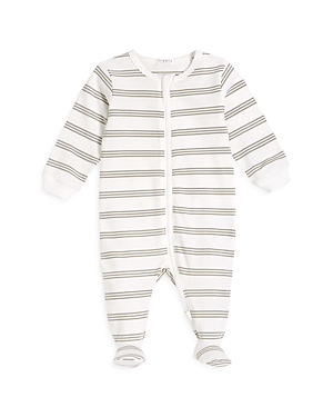Firsts by petit lem Unisex Striped Footie - Baby