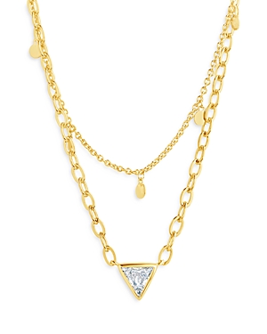 Sterling Forever Bellamy Layered Necklace, 16-18 In Gold