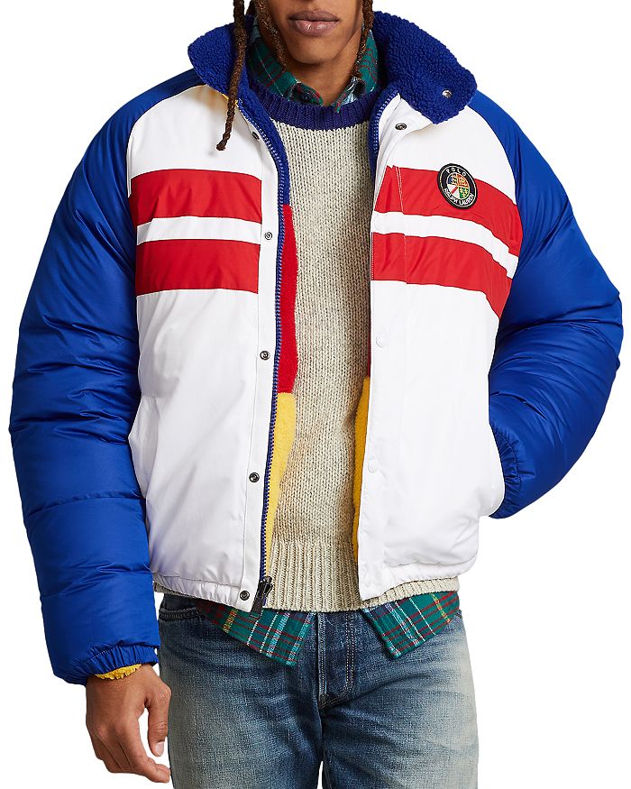 Ralph Lauren Hooded White Duck-Down Padded Jacket
