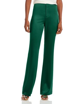 alice and olivia green pants