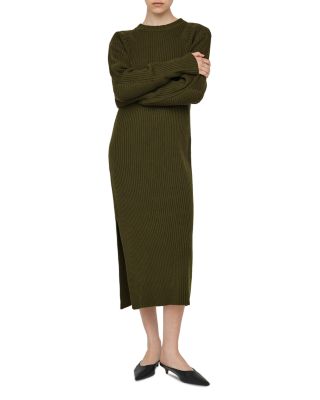 Anine Bing Aurora Rib Knit Midi Dress | Bloomingdale's