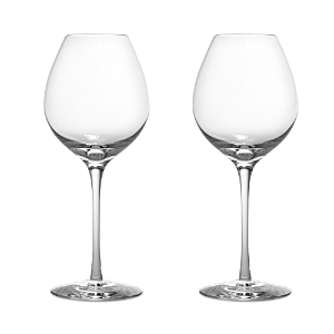 Orrefors Difference Fruit Wine Glass, Set Of 2 In Clear