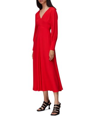 Whistles - Amira Tie Back Midi Dress