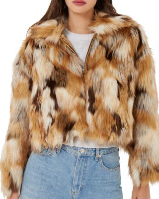 FRENCH CONNECTION Haryka Faux Fur Jacket Bloomingdale s