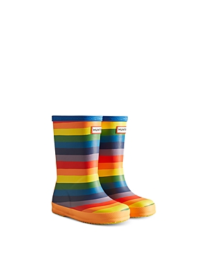 Hunter Unisex Original First Classic Mini Rainbow Boots - Toddler, Little Kid In Multi