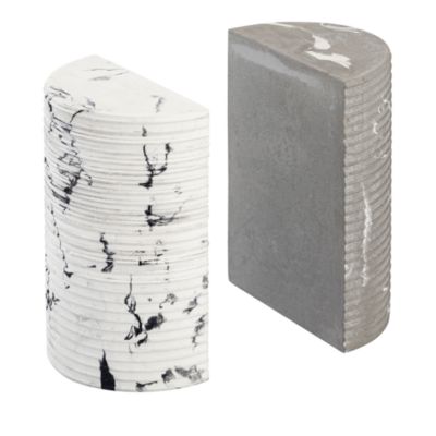 Terra Concrete Bookends, Set of 2