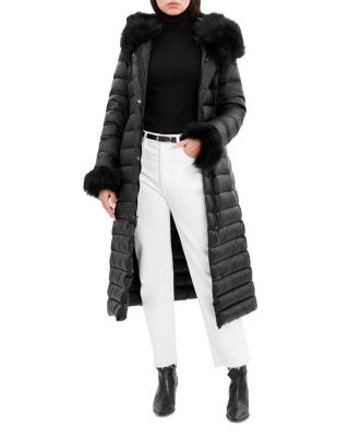 Lexie Shearling Trim Puffer Coat