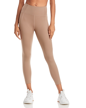 Girlfriend Collective High Rise Compression Leggings In Limestone