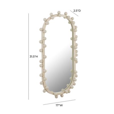  Bubbles Oval Wall Mirror