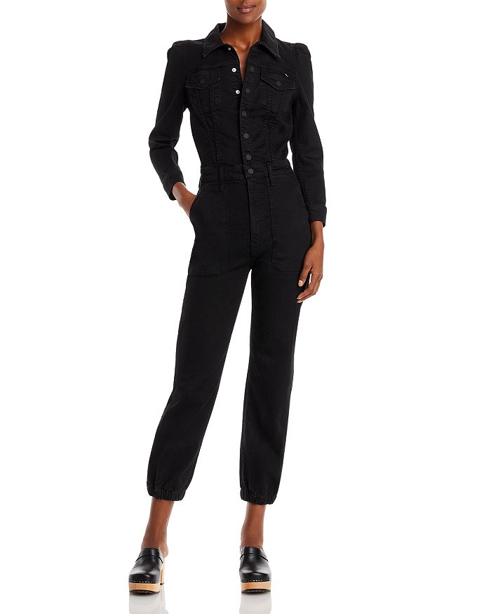 MOTHER The Puffy Wrapper Jumpsuit | Bloomingdale's