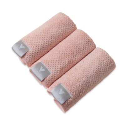 3-Pc. Face Towels with Reusable Tote