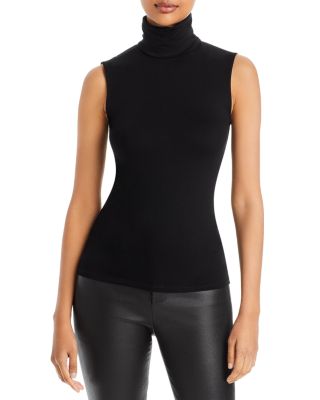 Majestic Filatures - Sleeveless Turtleneck Top