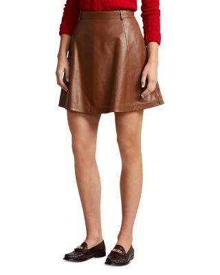 Ralph Lauren - Leather Mini Skirt