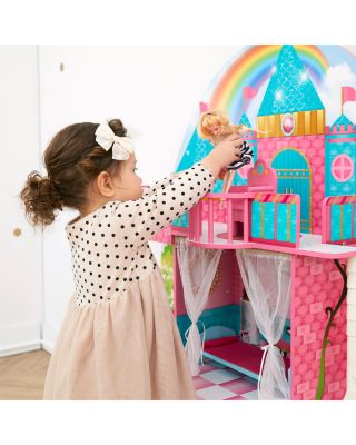 Kids Princess Castle 12" Doll House Pink - Ages 3-7