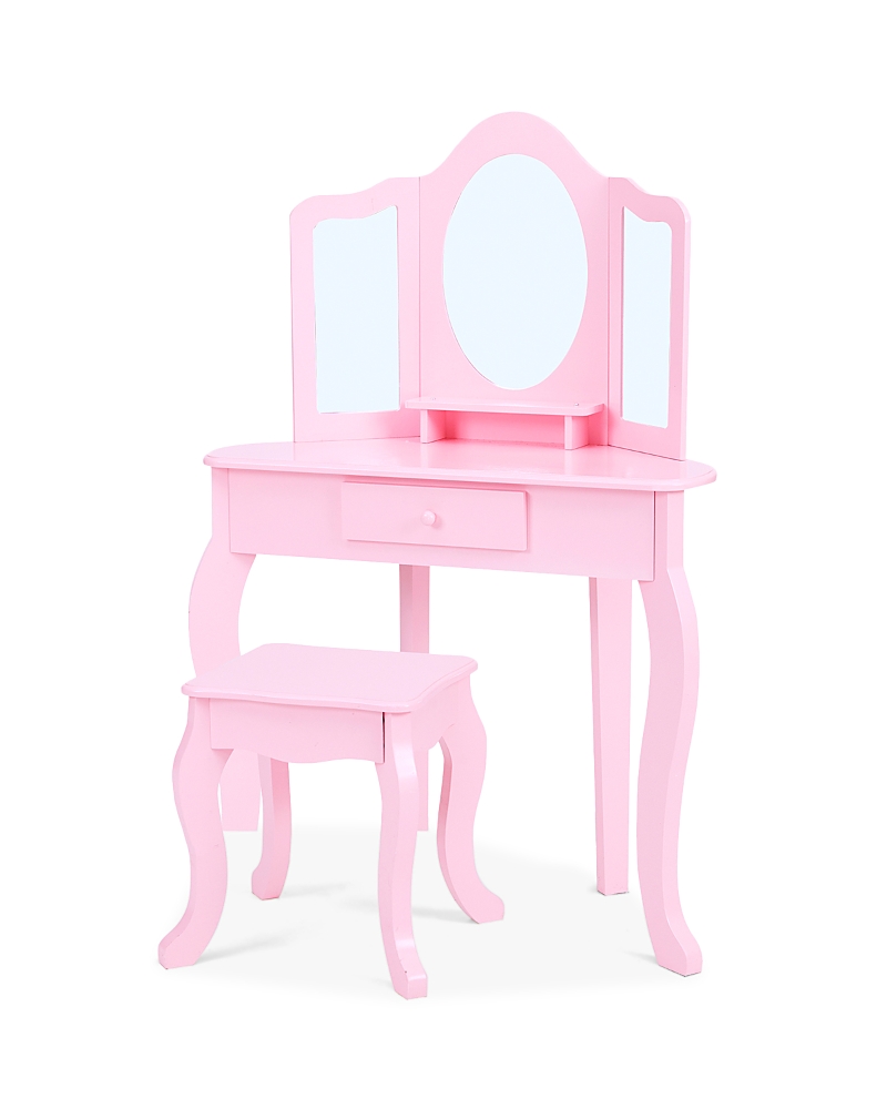 Teamson Fantasy Fields By Kids Little Lady Alessandra Medium Corner Play Vanity - Ages 3-7