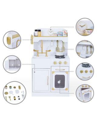 Kids Versailles Petite Classic Play Kitchen White - Ages 3-7