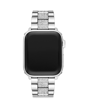Shop Michael Kors Stainless Steel Apple Watch Bracelet, 38/40/41mm In Silver