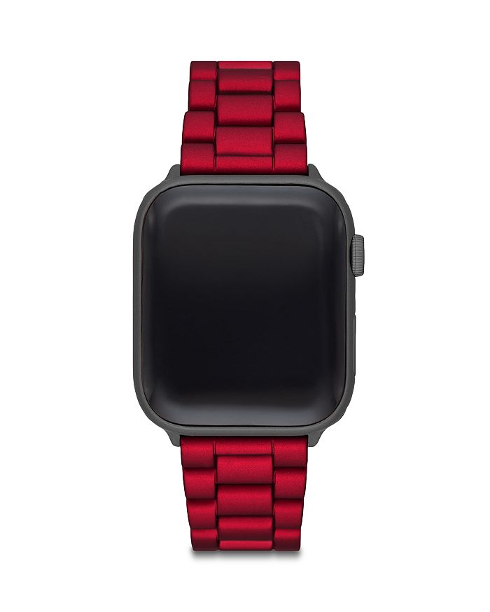 Michael Kors Red Stainless Steel Apple Watch® Bracelet, 42/44/45mm |  Bloomingdale's