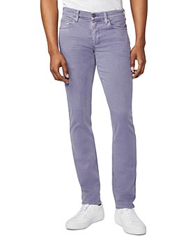 PAIGE - Lennox Slim Fit Jeans in Vintage Riverside Morning Purple