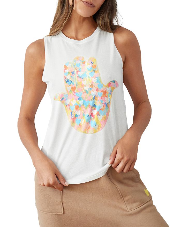 Spiritual Gangster Hamsa Muscle Tank Top Bloomingdale s